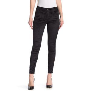 NWT Splendid Black Velvet Skinny Pants, Sz 26